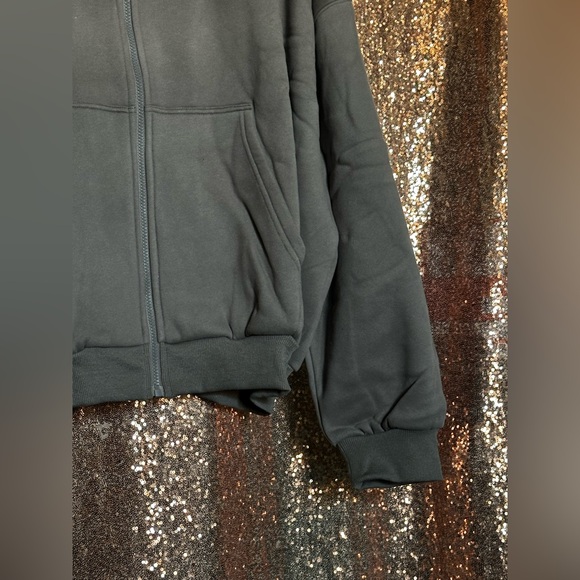 Comfrt Unisex Cloud Zip-Up Hoodie Color Gray Size Large - Picture 4 of 14